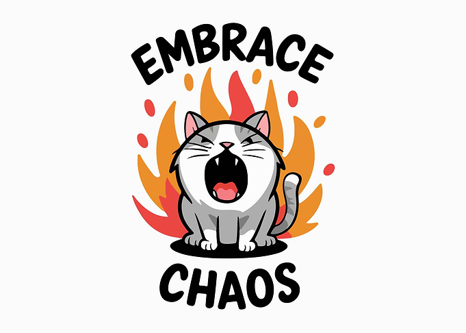 Embrace Chaos Cat