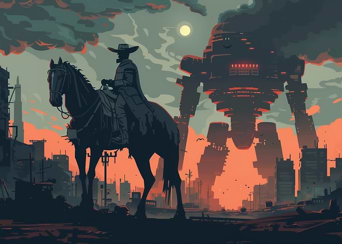 Cowboy vs. Mech