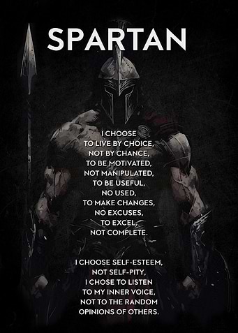 Spartan Warrior Quote
