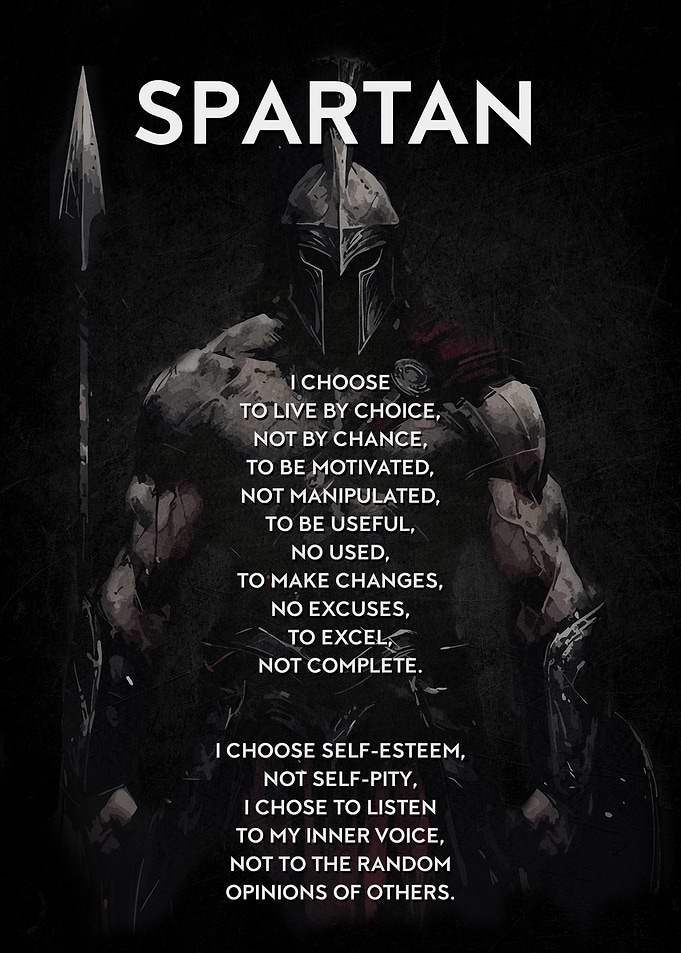 Spartan Warrior Quote