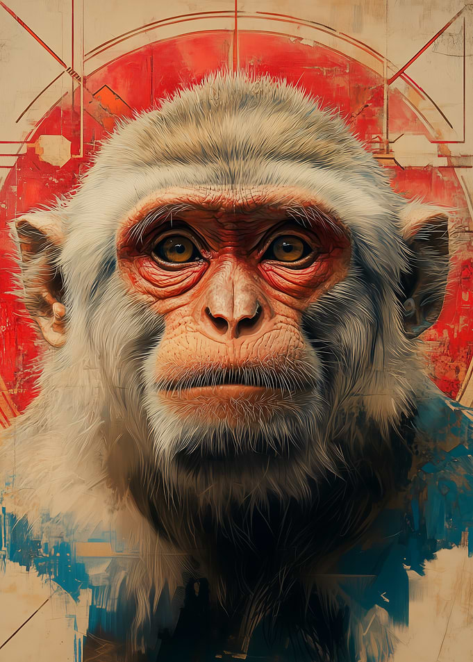 Monkey Portrait