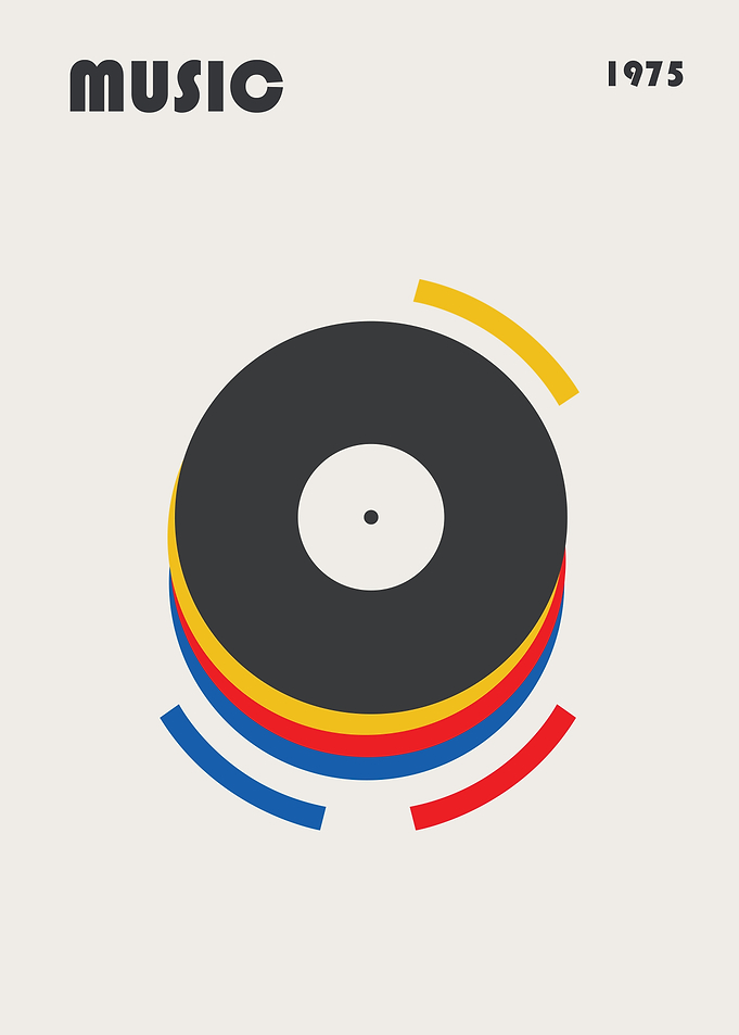 Vinyl Record Music Poster