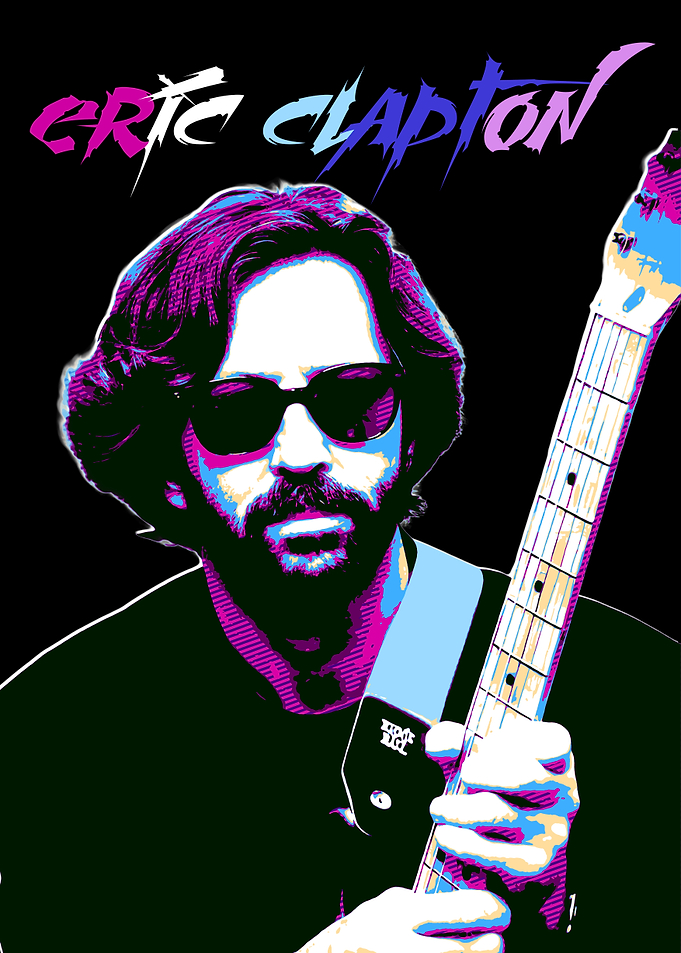 Eric Clapton Guitar Art