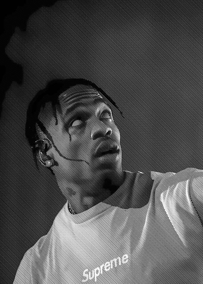 Travis Scott Supreme Portrait