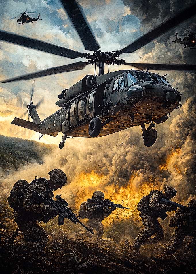 Military Helicopter Action