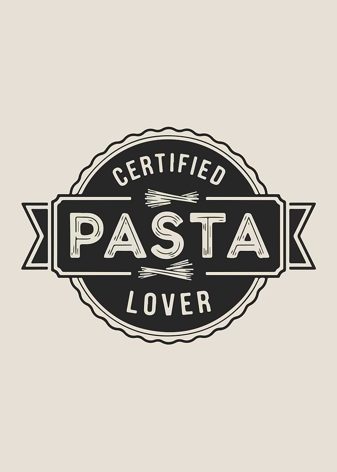 Certified Pasta Lover Badge