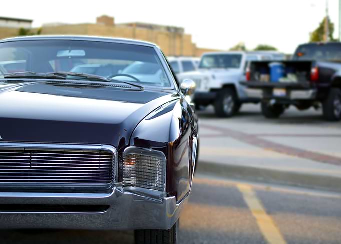 Classic Car Front View