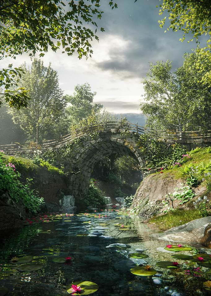 By the River