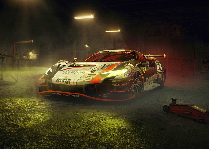 Ferrari Race Car Garage