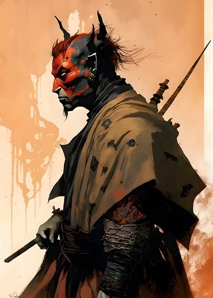 Demonic Samurai Warrior