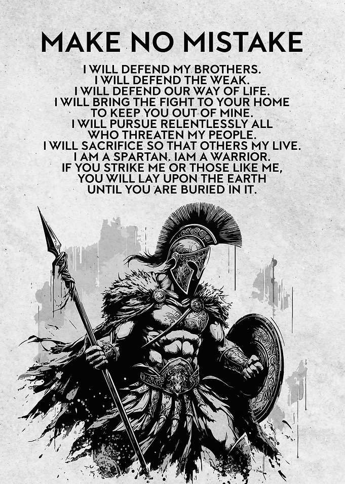 Spartan Warrior Quote