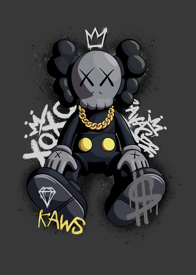Kaws Street Art