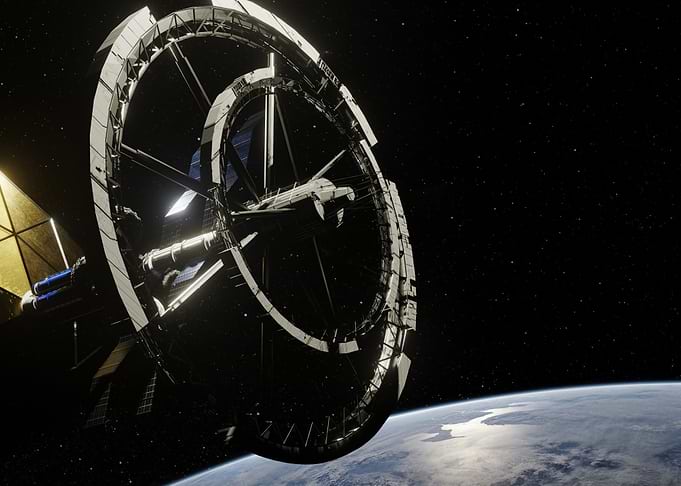 Space Station in Orbit #2