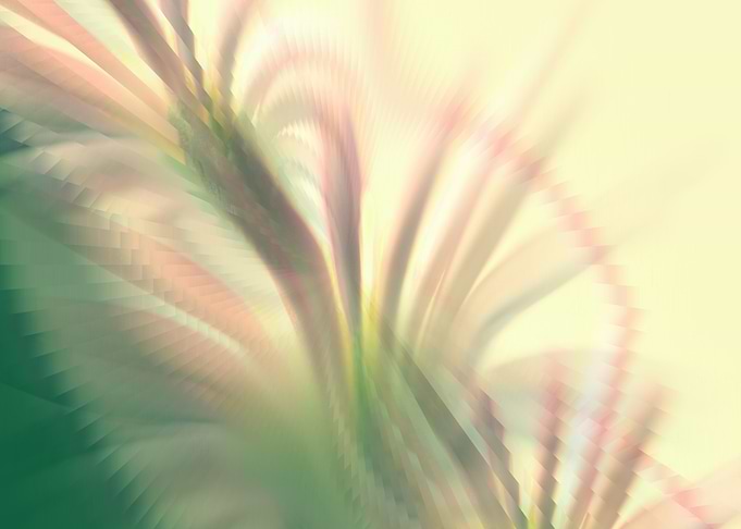 Abstract Green and Pink Swirls
