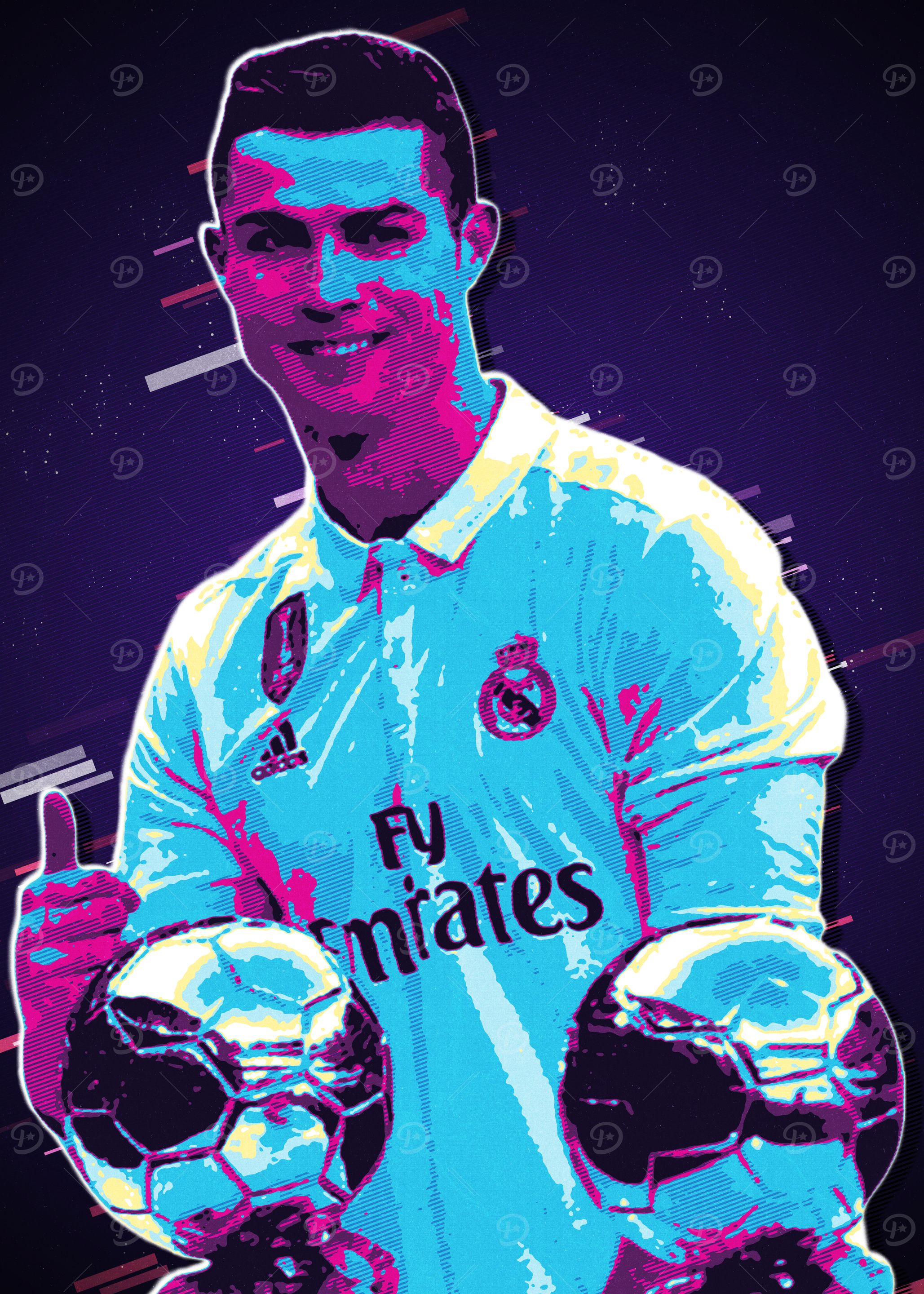 Cristiano Ronaldo Soccer Art
