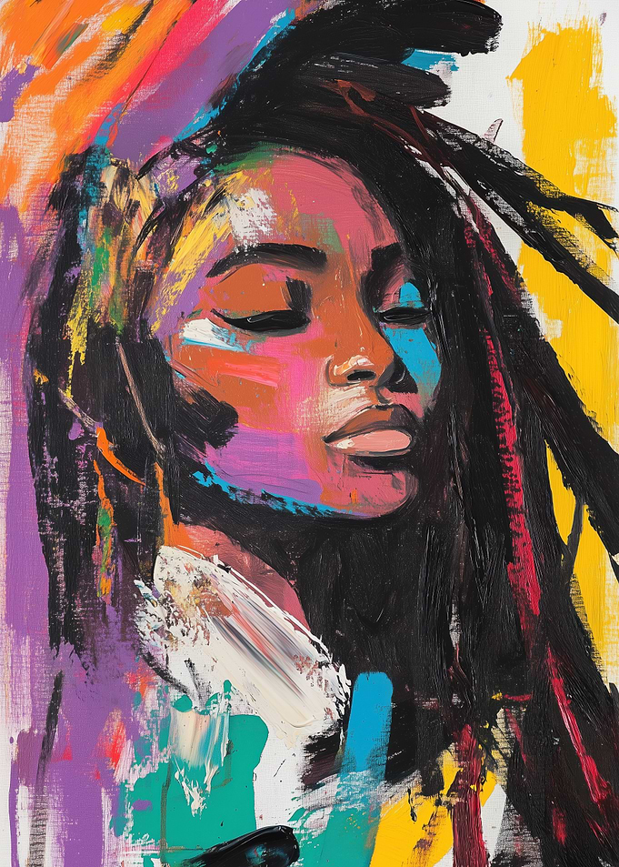 Abstract Portrait of Woman
