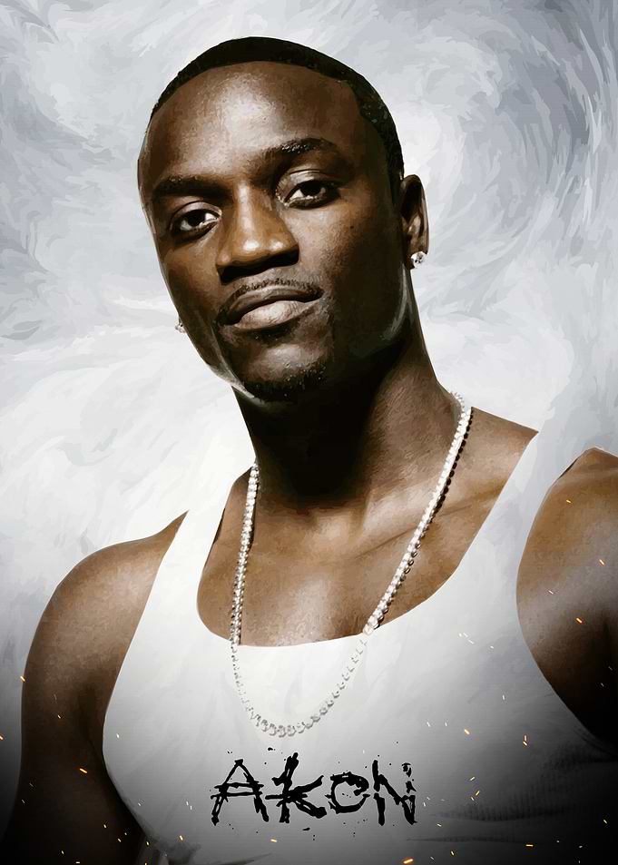 Akon Portrait Art
