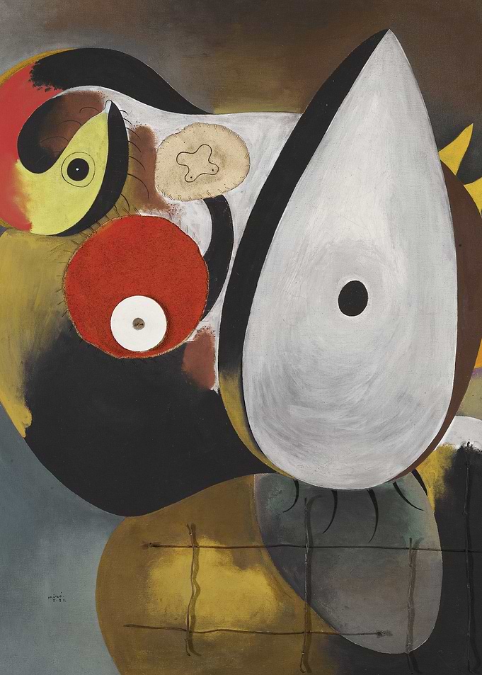 Abstract Art with Geometric Shapes joan miro