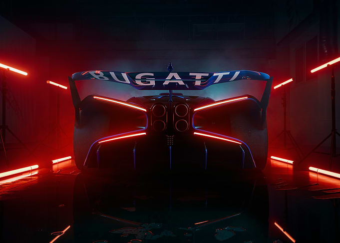 Bugatti Rear View