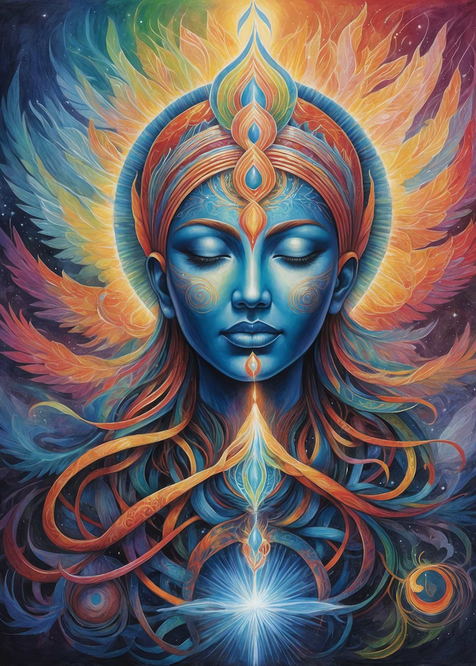 Mystical Goddess Painting