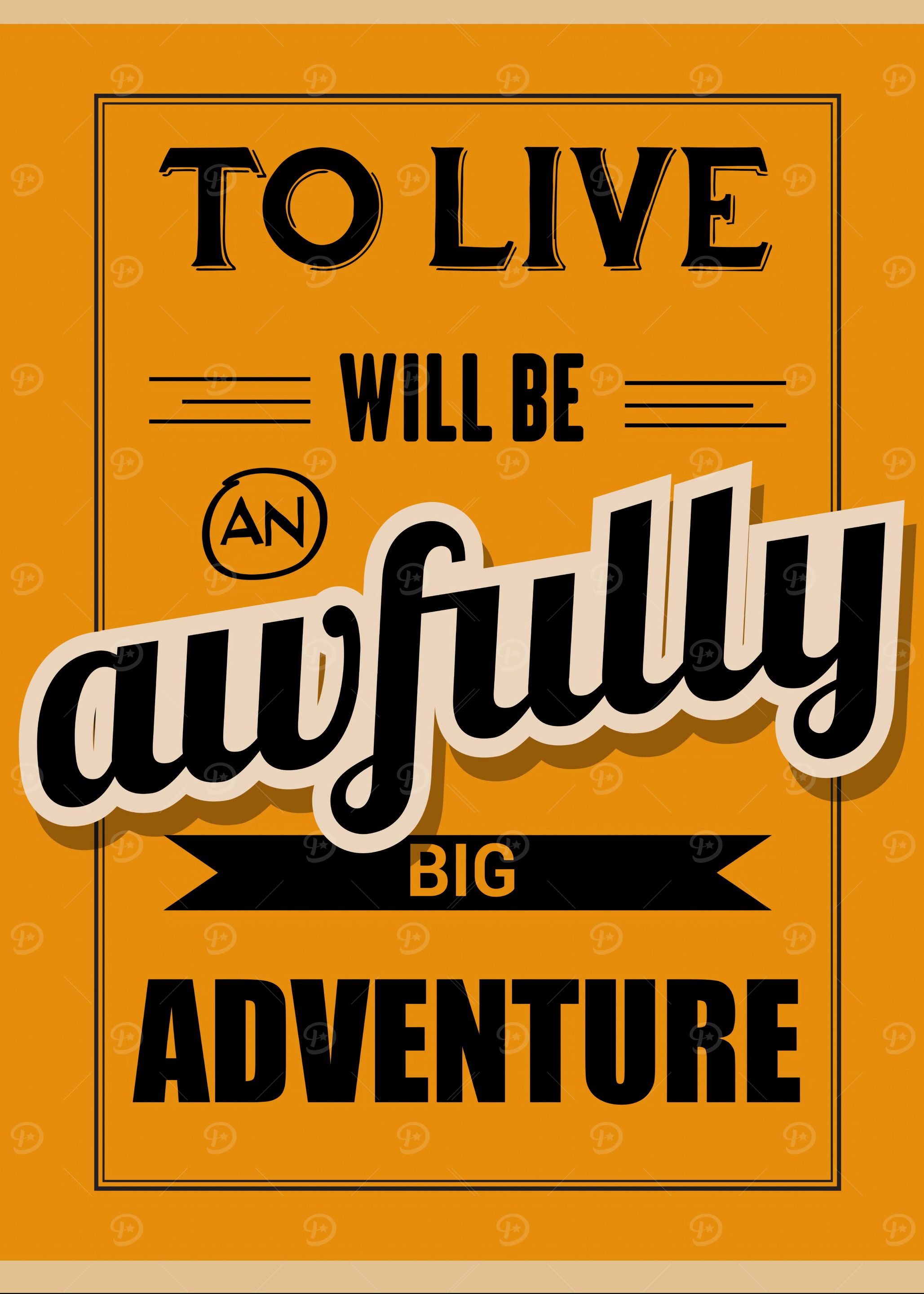 Life quote poster