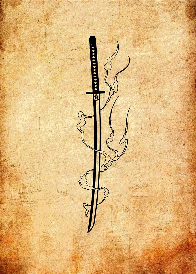 Katana Sword Illustration