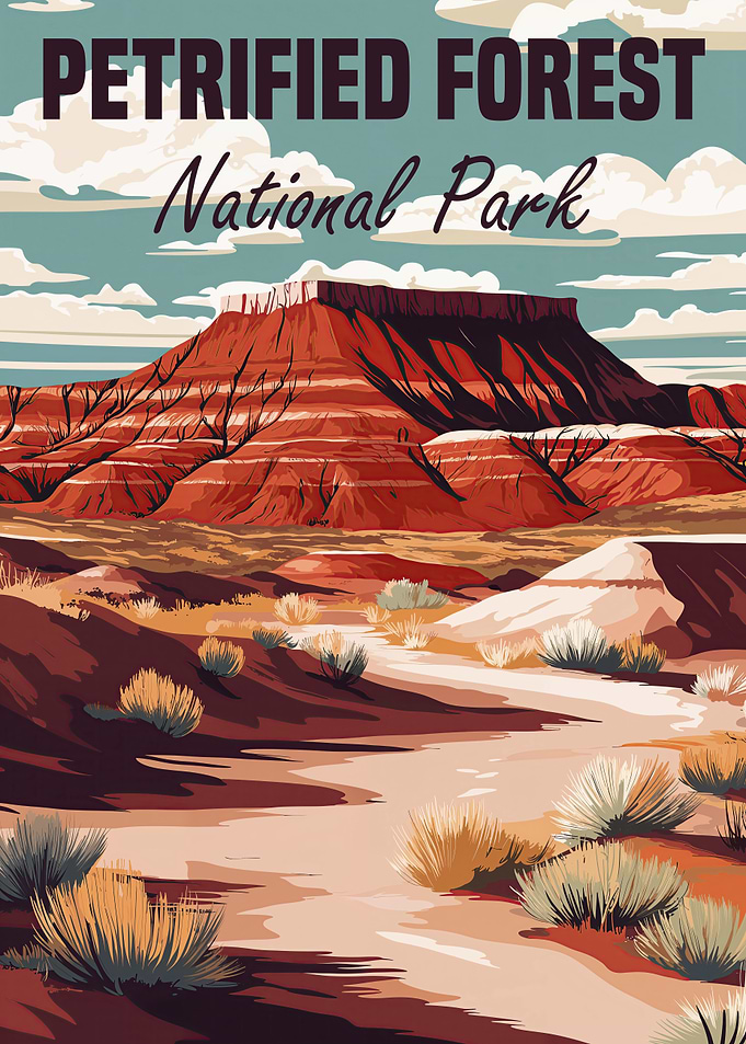 Petrified Forest National Park Poster