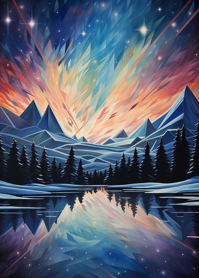 Mountain Night Sky