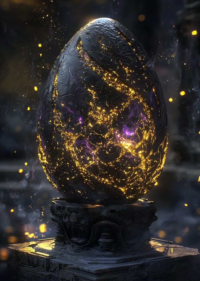 Glowing Dragon Egg
