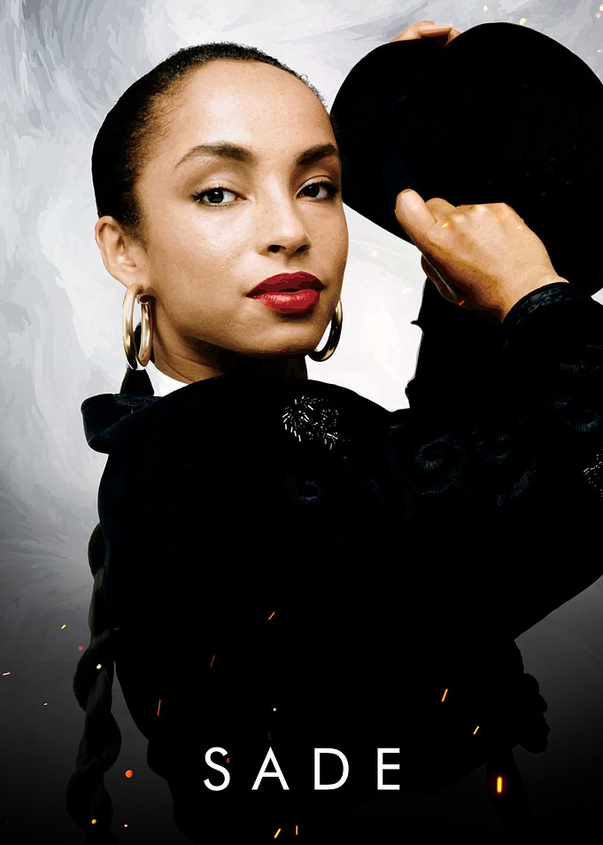 Sade Portrait Art