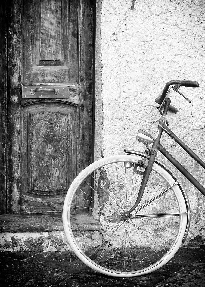 Vintage Bicycle by Door
