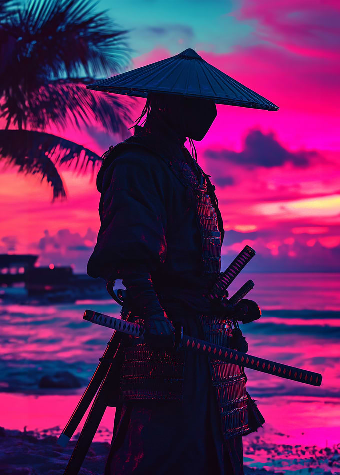 Samurai at Sunset