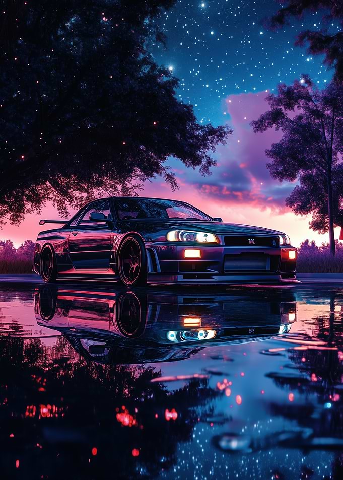 Nissan Skyline R34 Night