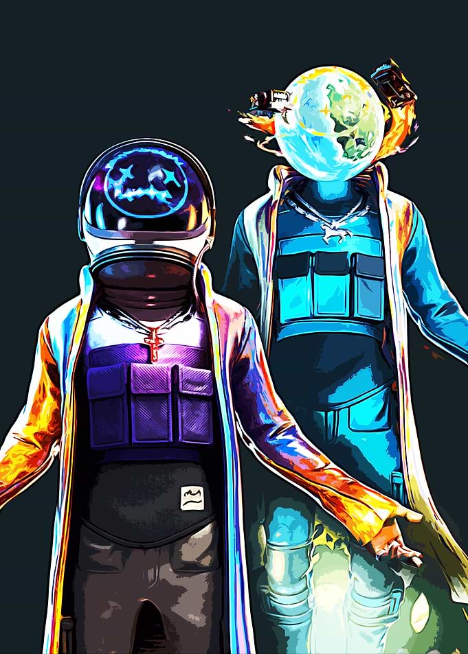 Astronaut & Earth Skin