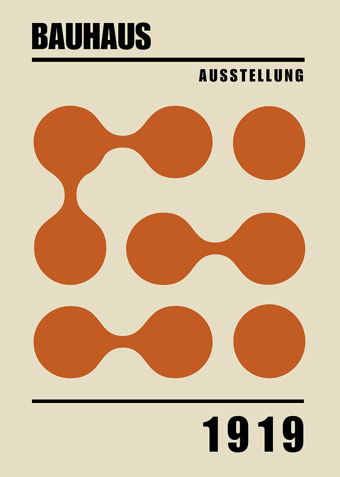 Bauhaus 1919 Poster