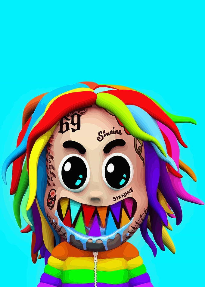 Six Nine Cartoon Portrait