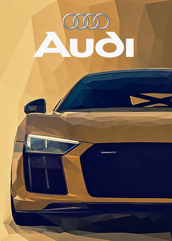 Audi R8 Low Poly