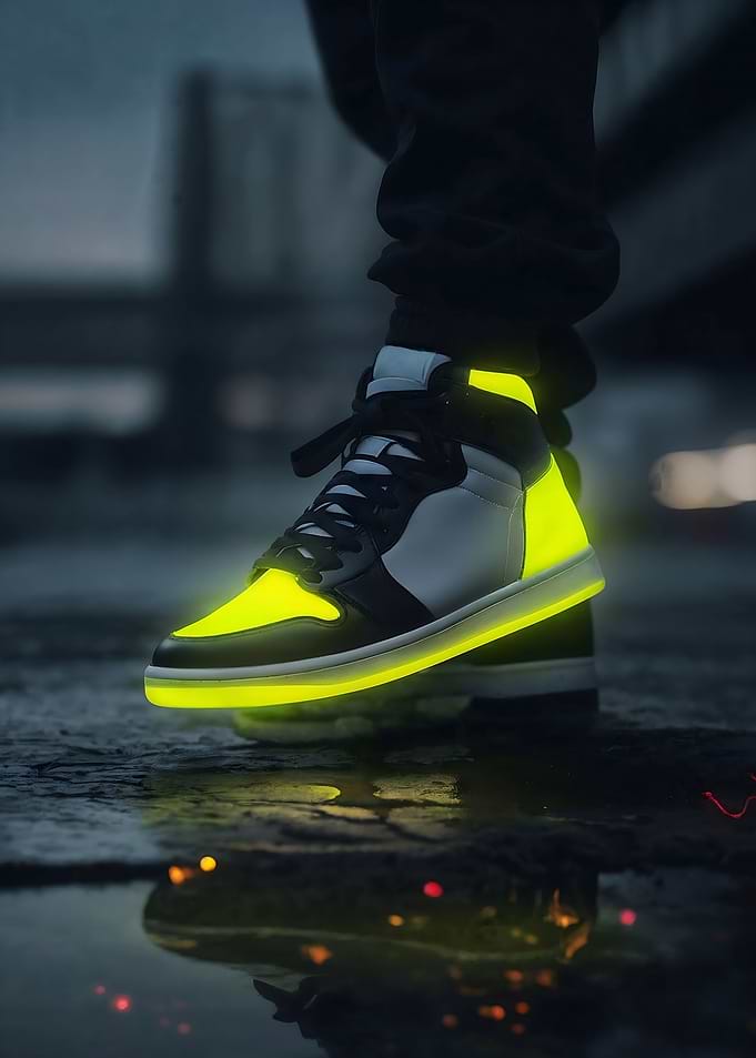 Glow-in-the-Dark Sneakers
