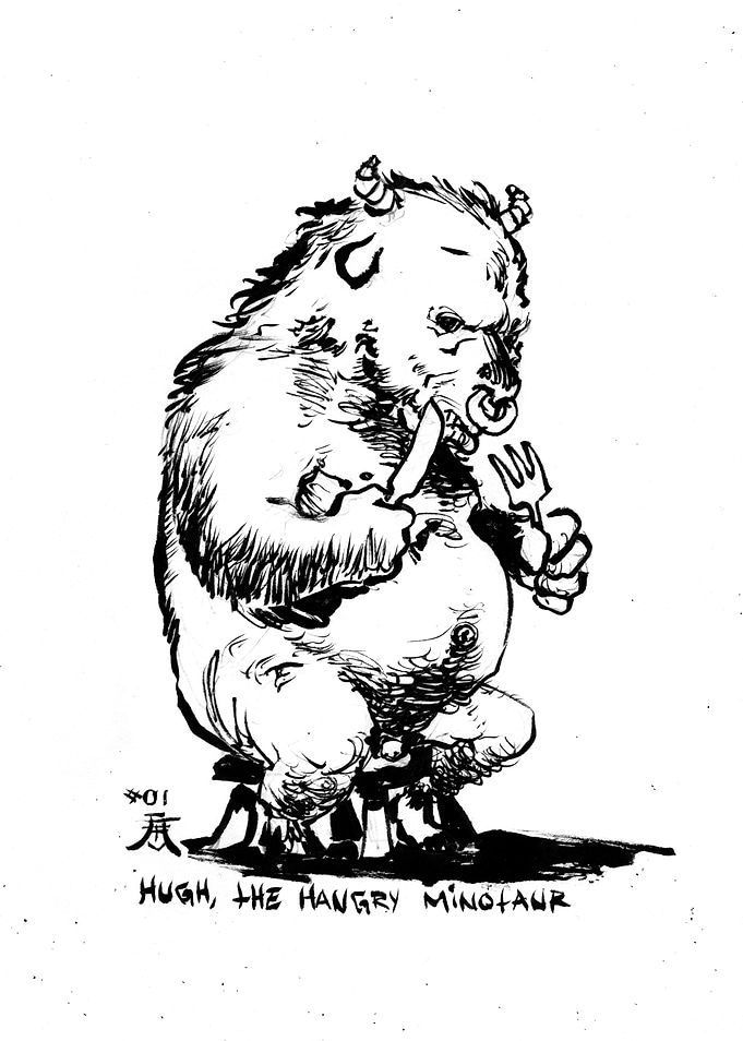 Hugh the Hangry Minotaur