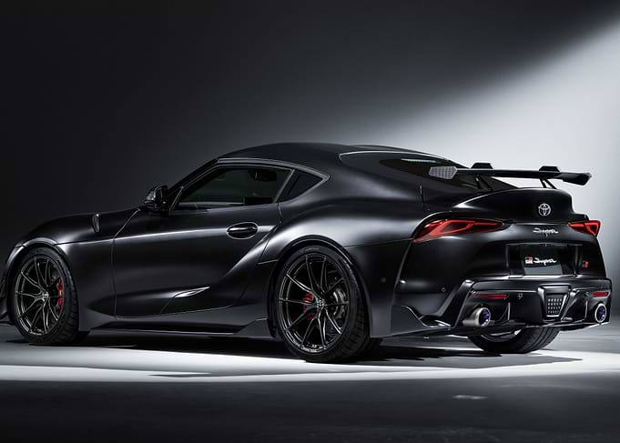 Black Toyota Supra