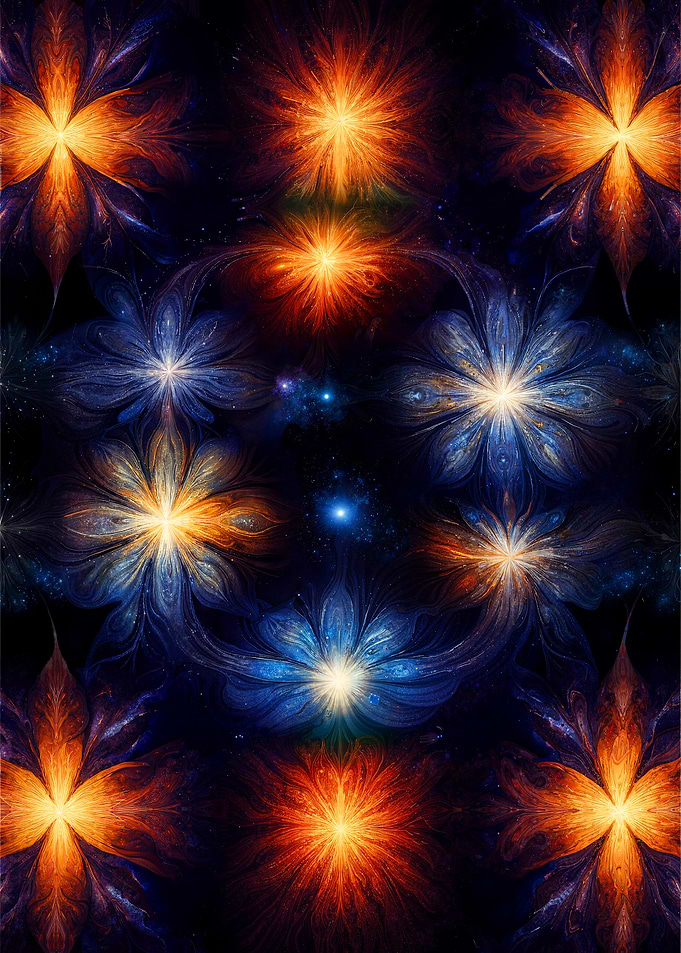 Cosmic Flower Mandala