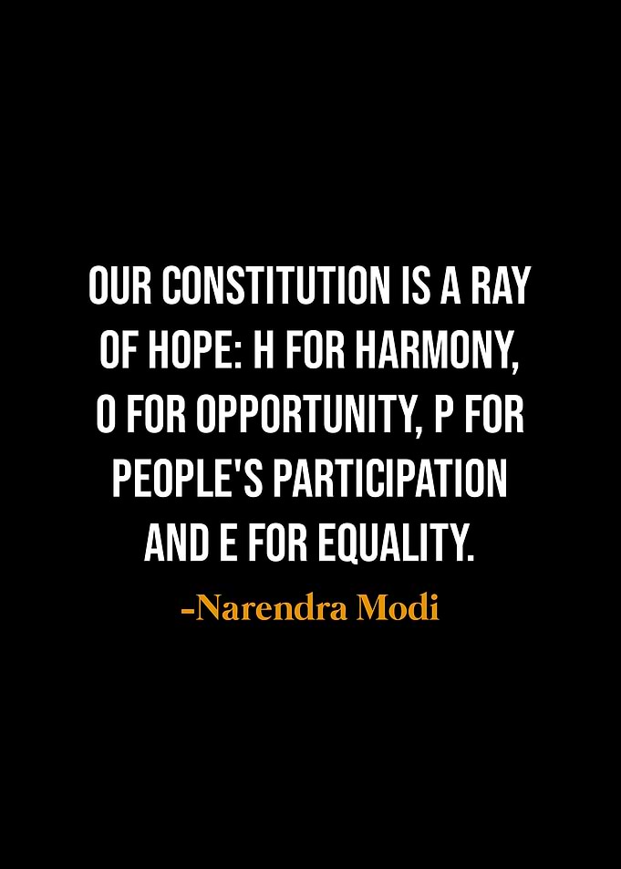 Narendra Modi Quotes