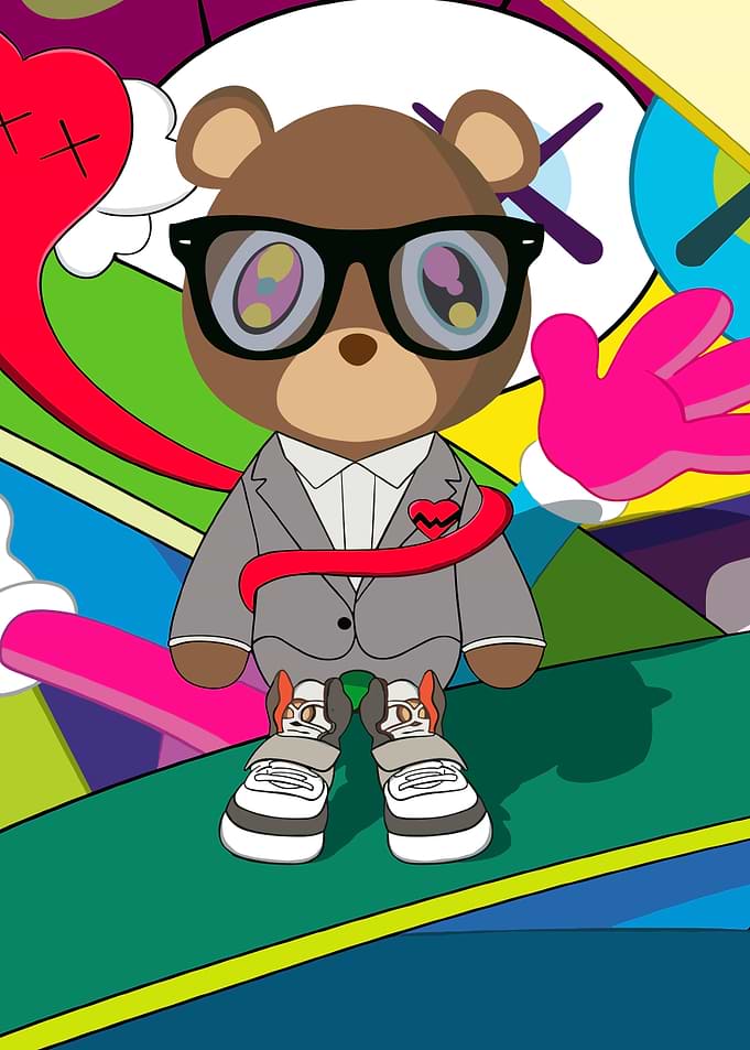 Bear in Suit with Sunglasses