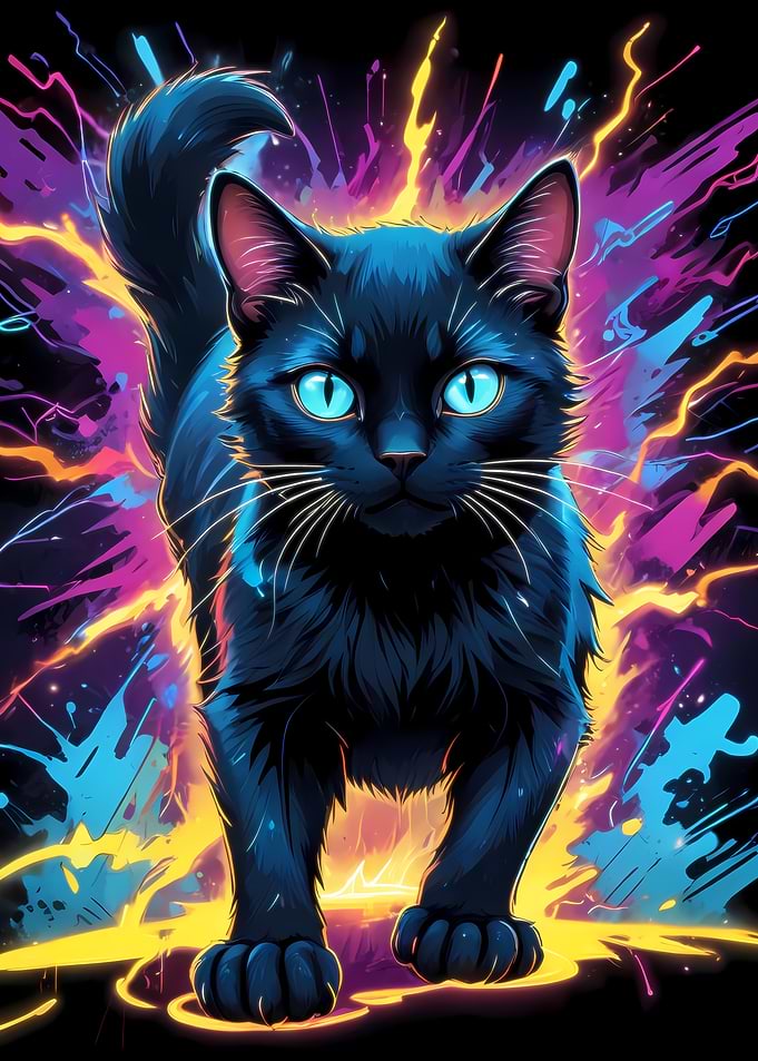 Neon Paws of Doom