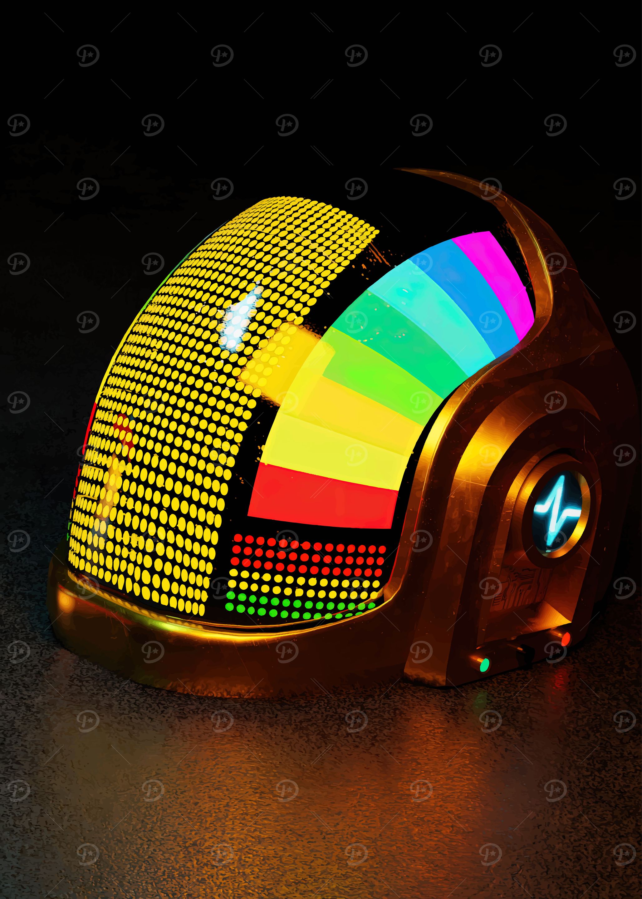 Daft Punk Helmet Replica