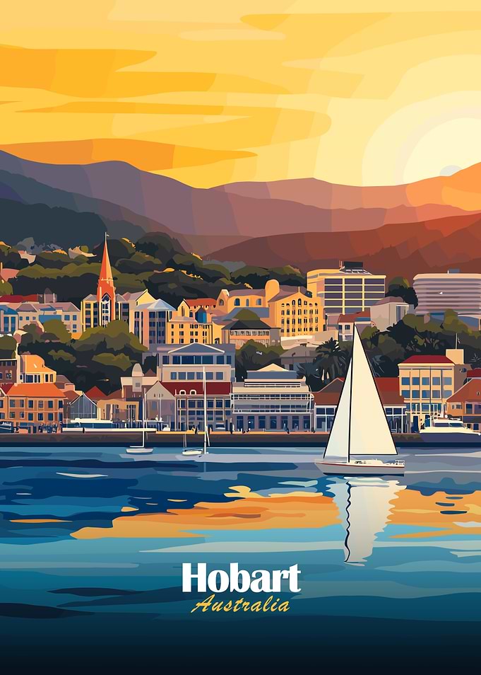 Hobart, Australia Cityscape