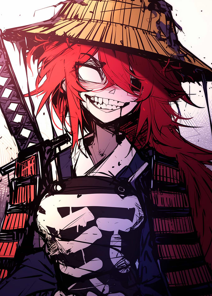 Red-Haired Samurai Girl