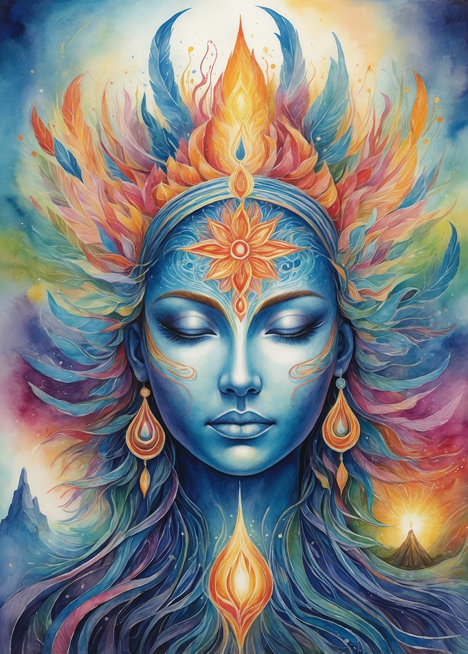 Mystical Goddess Painting