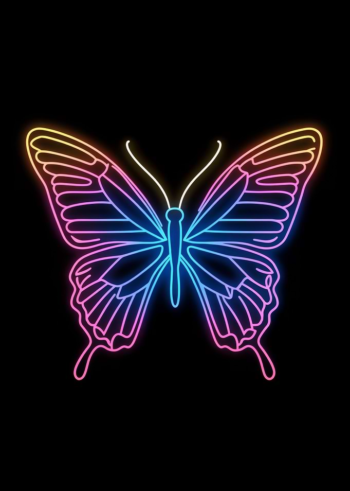 Neon Butterfly