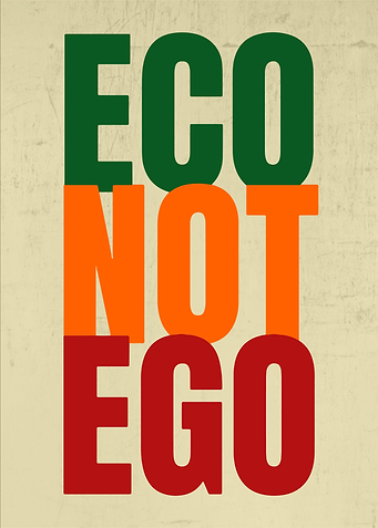 ECO NOT EGO Poster